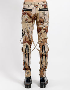 CLASSIC SLIM LEG SAND CAMO BONDAGE PANT