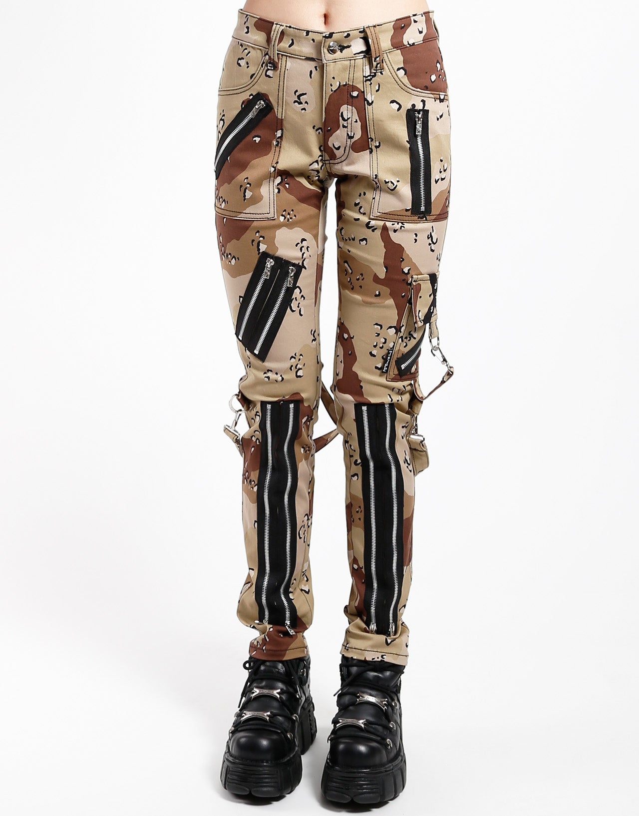 CLASSIC SLIM LEG SAND CAMO BONDAGE PANT