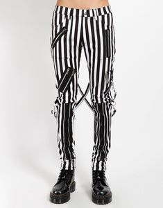 CLASSIC SLIM LEG  BONDAGE PANT MEDIUM STRIPE