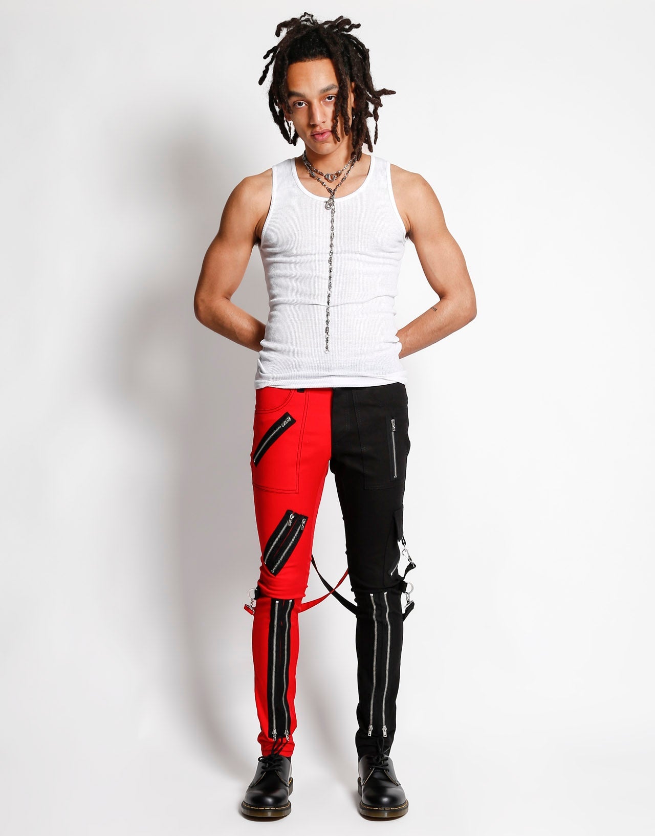 SPLIT LEG BONDAGE PANT