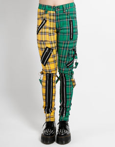 MADNESS PANT YELLOW/GREEN PLAID