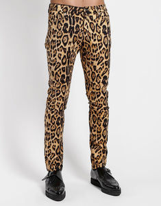 LEOPARD ROCKER JEAN