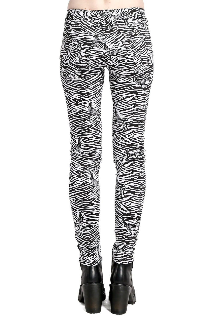 Safari Jeans Zebra Print