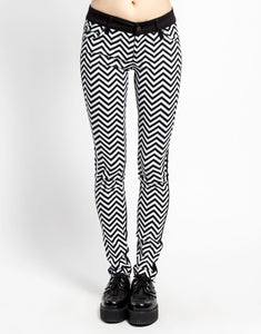 ZIG ZAG SPLIT FRONT SKINNY