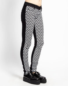 ZIG ZAG SPLIT FRONT SKINNY