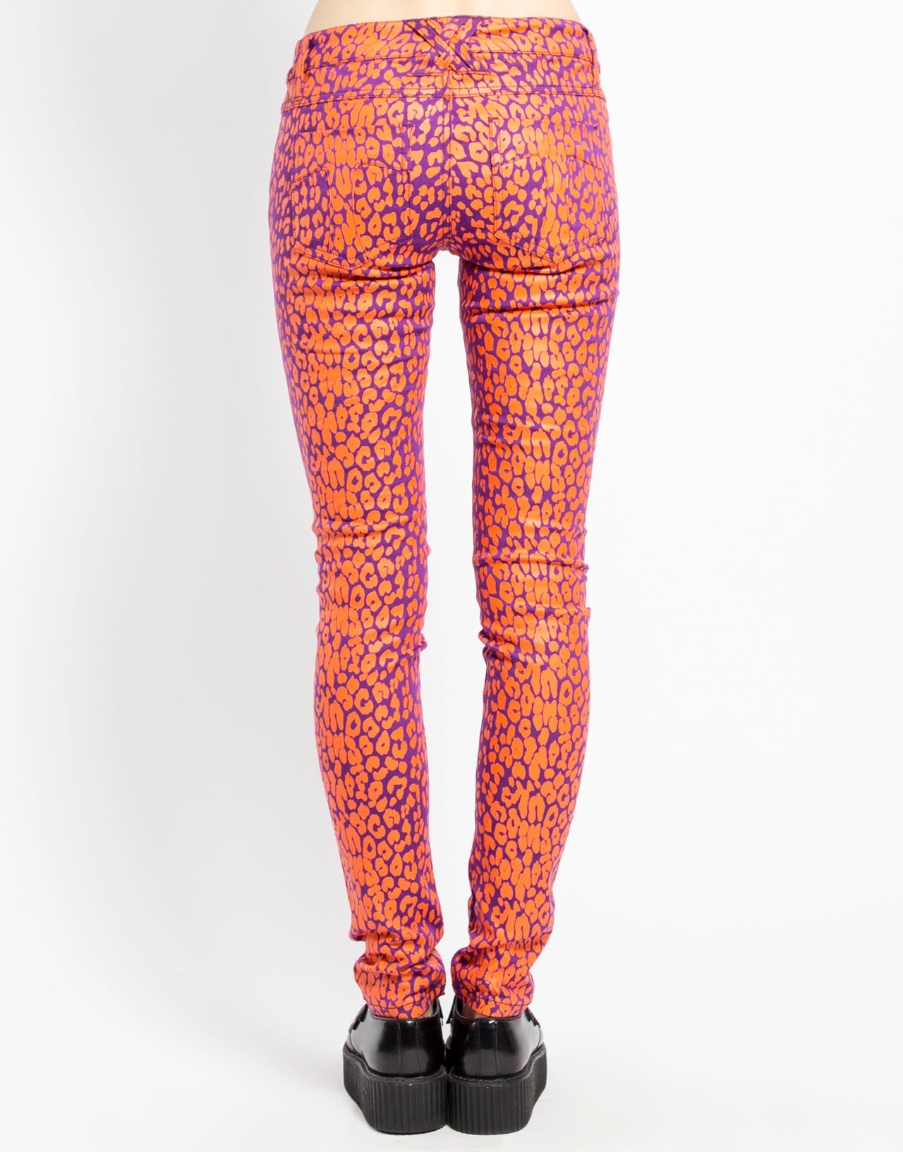 NEON LEOPARD PRINT SKINNY