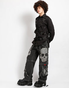 SCARE DARK STREET PANT BLACK DENIM