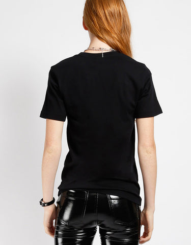 Youth Trash & Vaudeville Logo T-Shirt Black/White