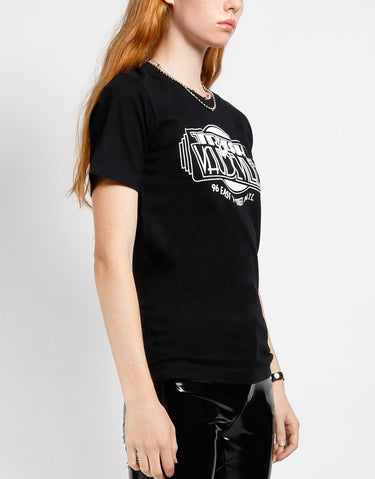Youth Trash & Vaudeville Logo T-Shirt Black/White