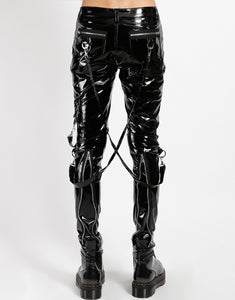 Vinyl Classic Slim Leg Bondage Pant