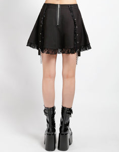 LOLITA SUSPENDER SKIRT BLACK