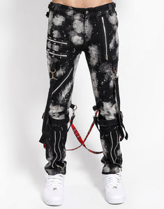 BONDAGE PANT BLEACH AND STUD