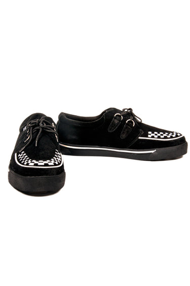 CREEPER SNEAKER BLACK/WHITE STITCH