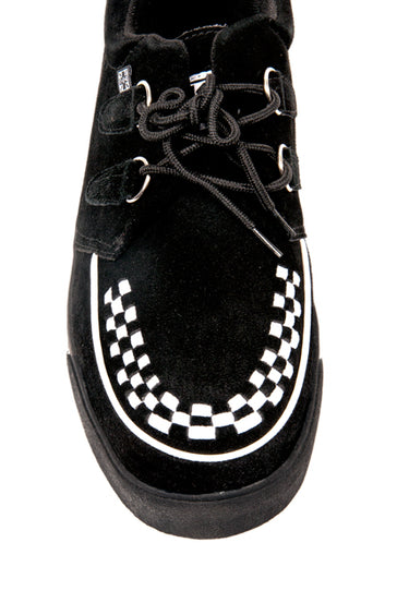 CREEPER SNEAKER BLACK/WHITE STITCH