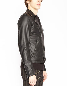 Faux Leather Moto Jacket